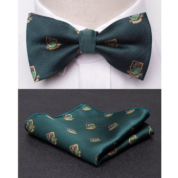 Men Bowtie Cravat Set