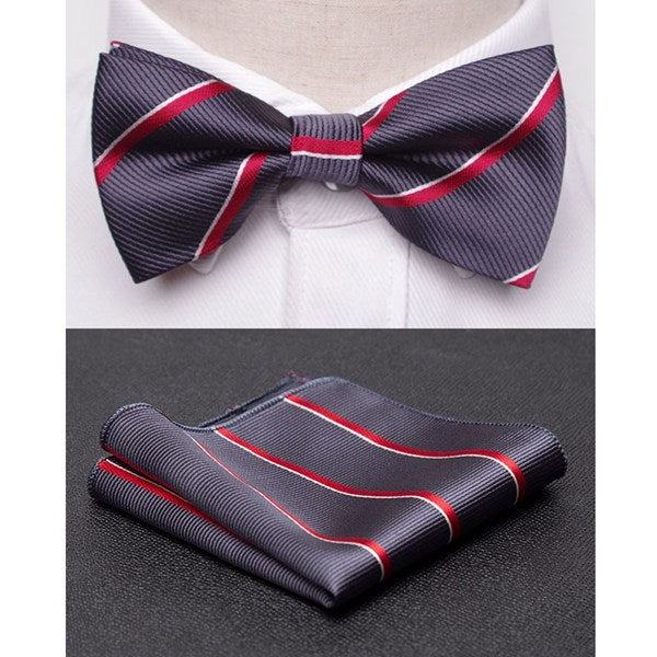 Men Bowtie Cravat Set