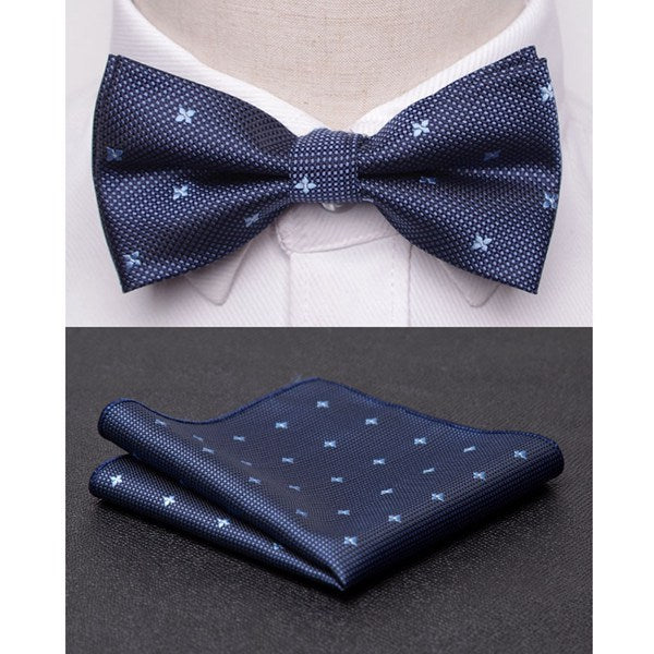 Men Bowtie Cravat Set