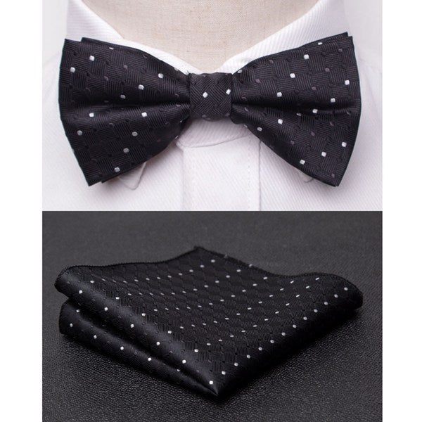 Men Bowtie Cravat Set