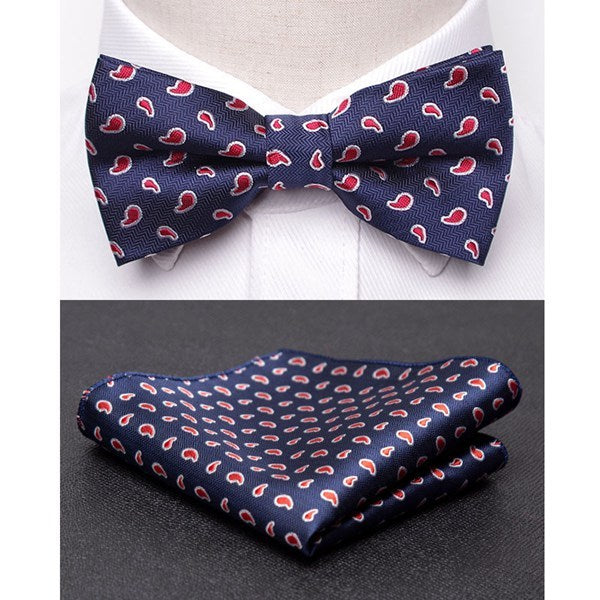 Men Bowtie Cravat Set