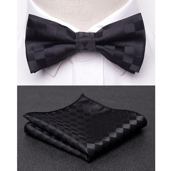 Men Bowtie Cravat Set
