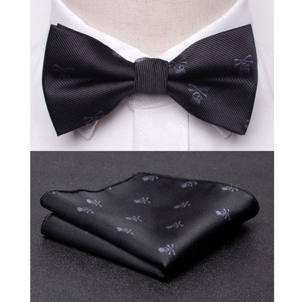 Men Bowtie Cravat Set