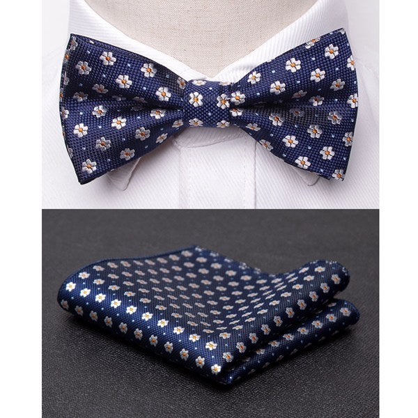 Men Bowtie Cravat Set