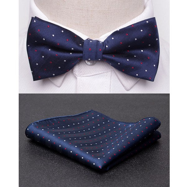 Men Bowtie Cravat Set