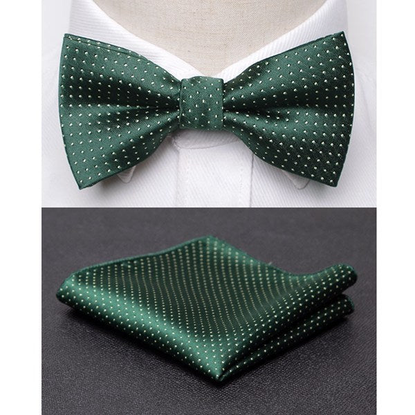 Men Bowtie Cravat Set