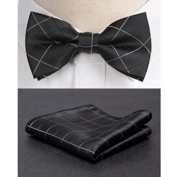 Men Bowtie Cravat Set
