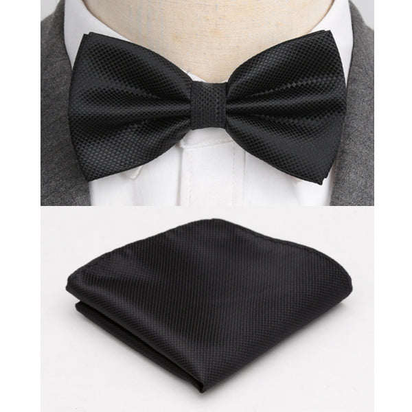 Men Bowtie Cravat Set