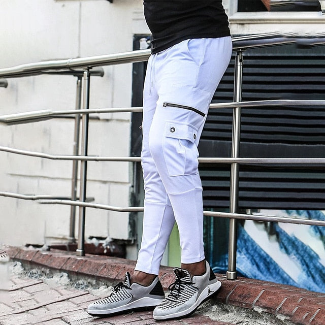 Men Joggers pants Fashionable Casual Pockets Pants