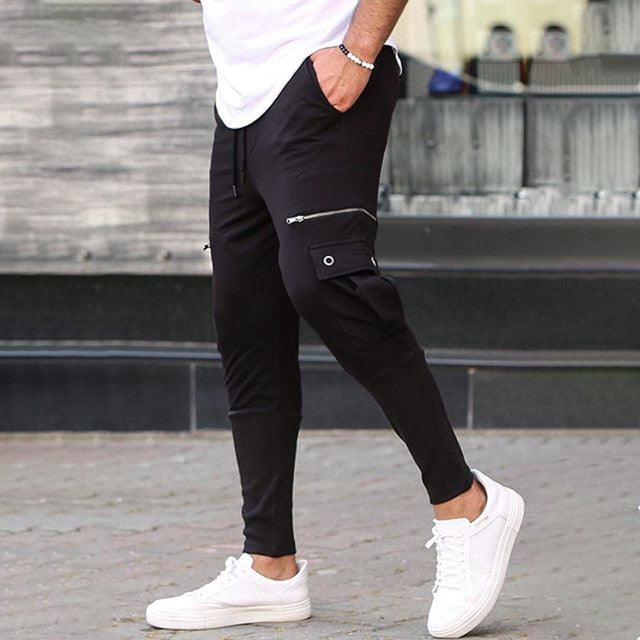 Men Joggers pants Fashionable Casual Pockets Pants