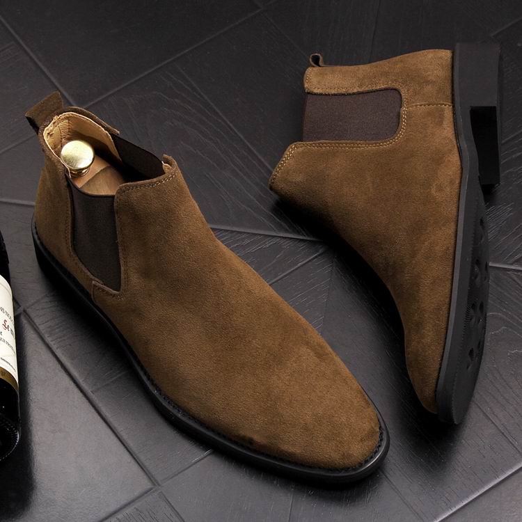 Men Suede Chelsea Boots