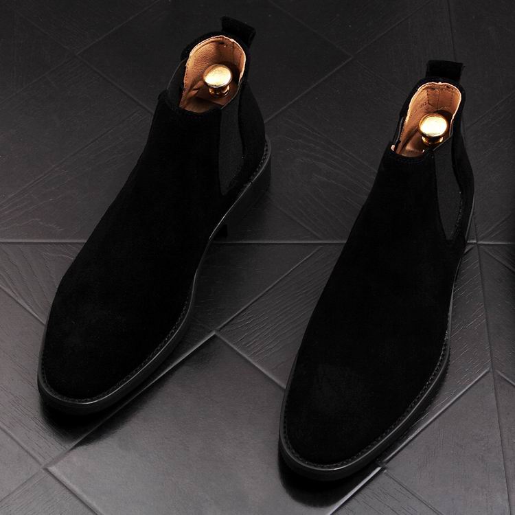 Men Suede Chelsea Boots