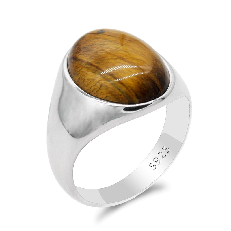 Tiger Eyes Stone Ring