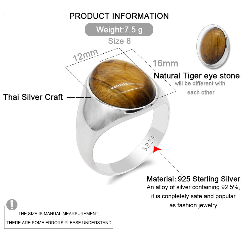 Tiger Eyes Stone Ring