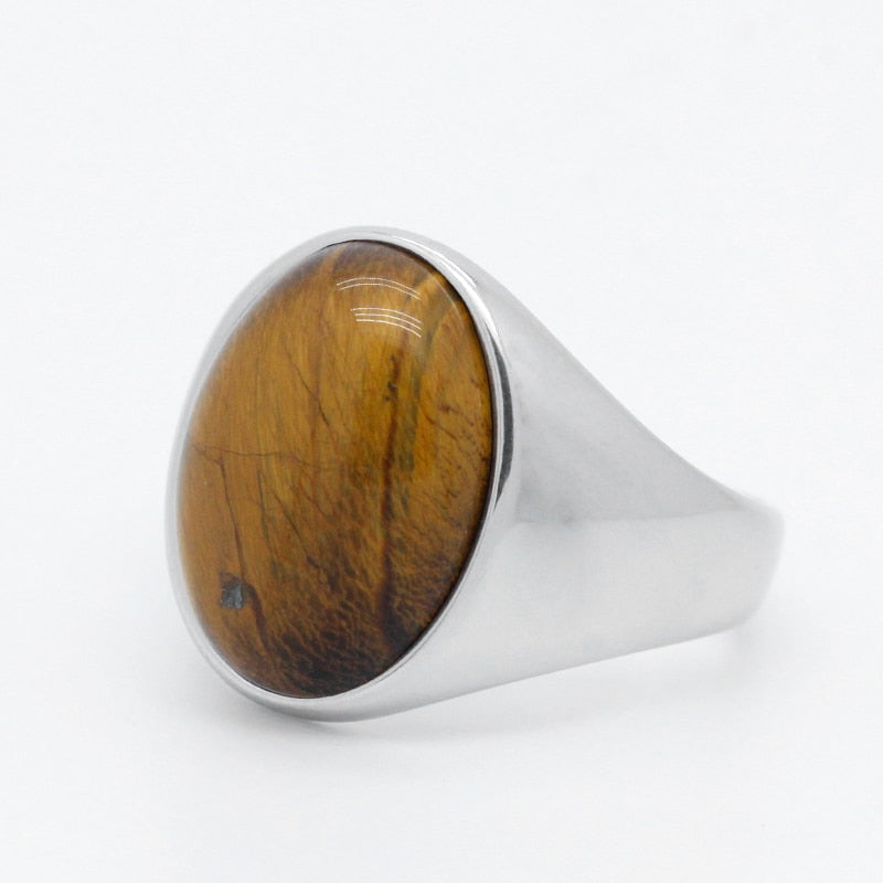 Tiger Eyes Stone Ring