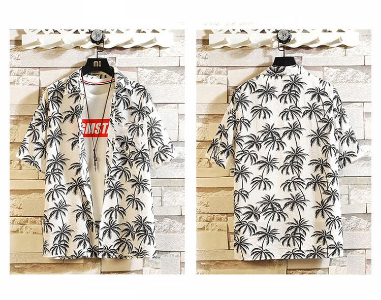 Men's Short Sleeve Beach Casual Shirts