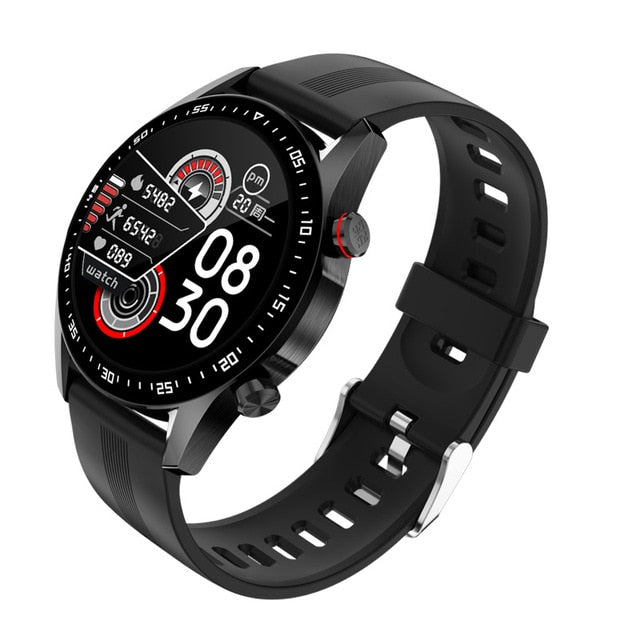 Men Bluetooth Call Custom Dial Full Touch Screen Waterproof Smartwatch