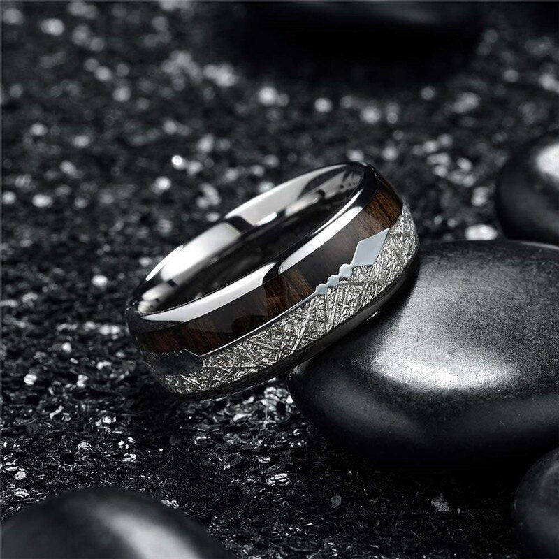 Inlay Hawaiian Men's Ring