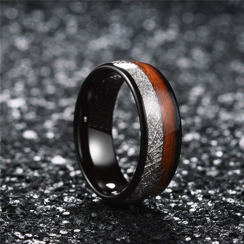 Inlay Hawaiian Men's Ring