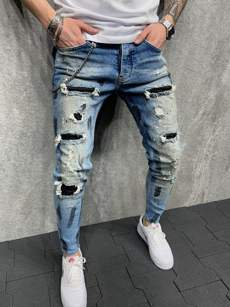 Casual Male Skinny Slim Pants