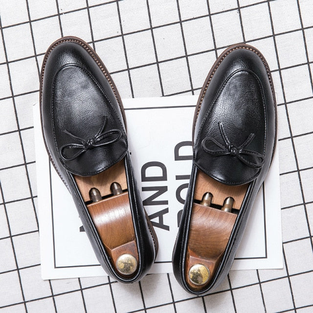 Men Casual Vintage Formal Dress Shoes