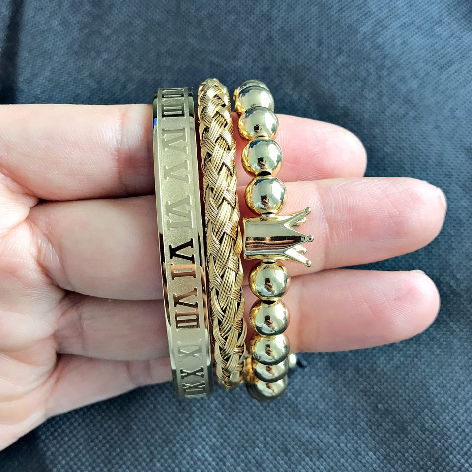 Royal Crown Charm Bracelet