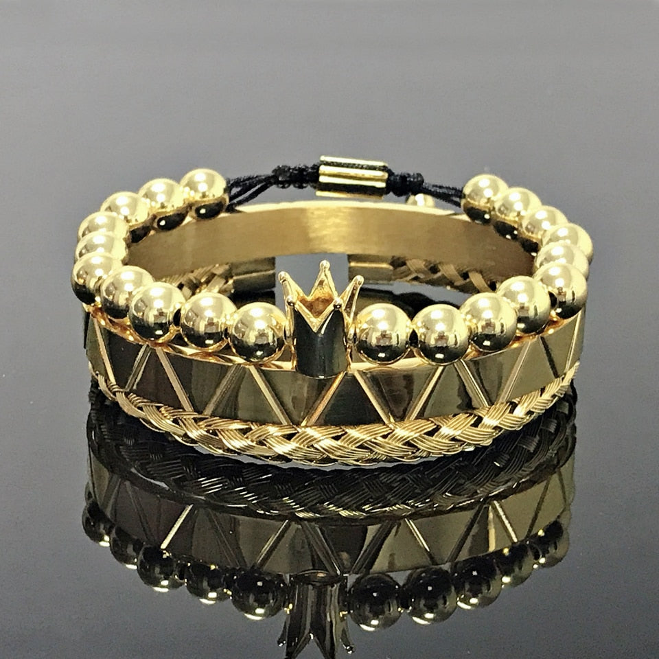 Royal Crown Charm Bracelet