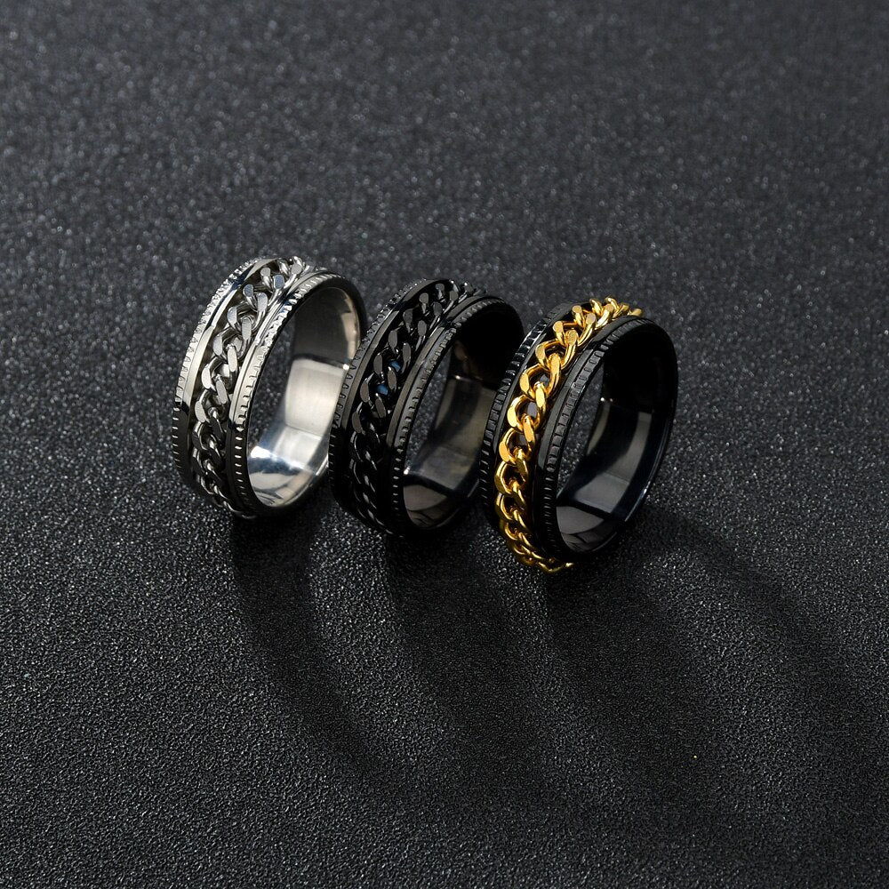 Men Midi Charm Ring