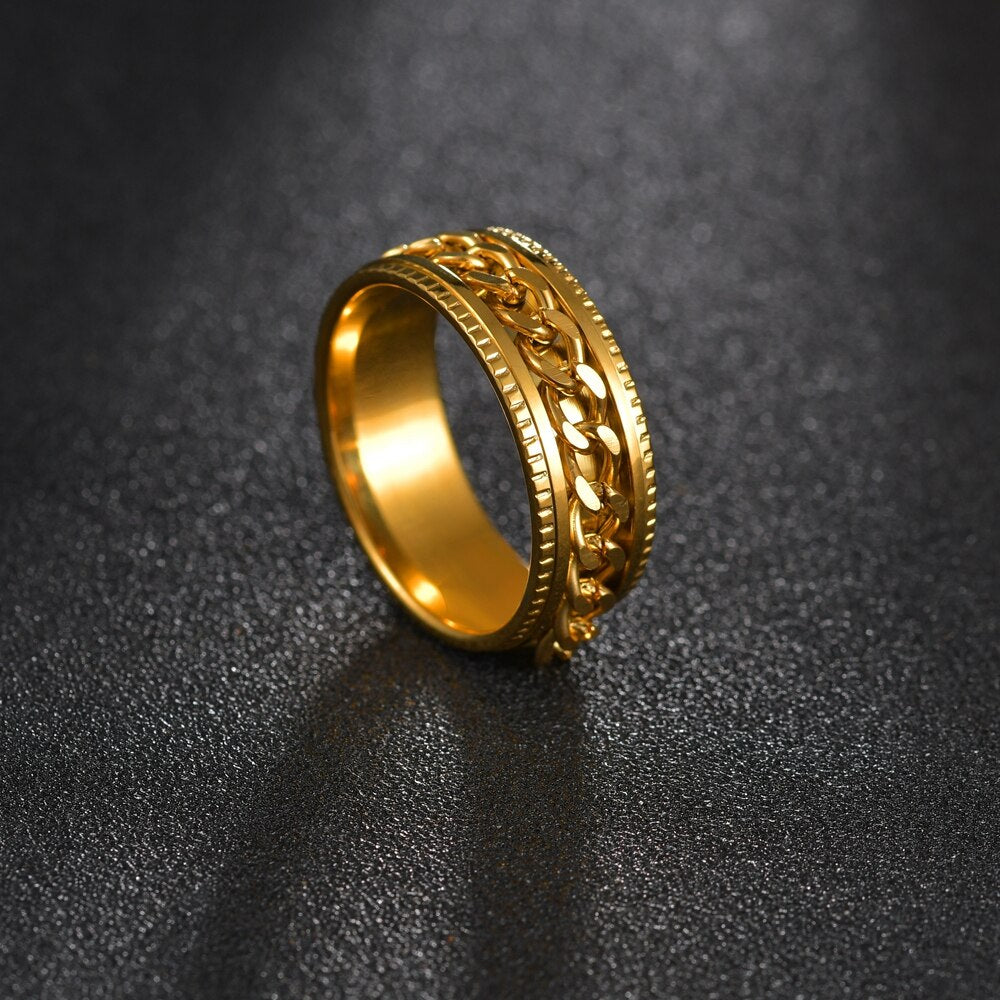 Men Midi Charm Ring