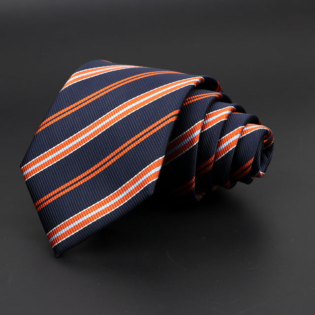 Jacquard Classic Woven Plaid Neck Tie