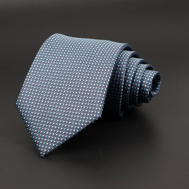 Jacquard Classic Woven Plaid Neck Tie