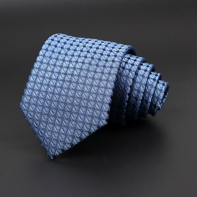 Jacquard Classic Woven Plaid Neck Tie
