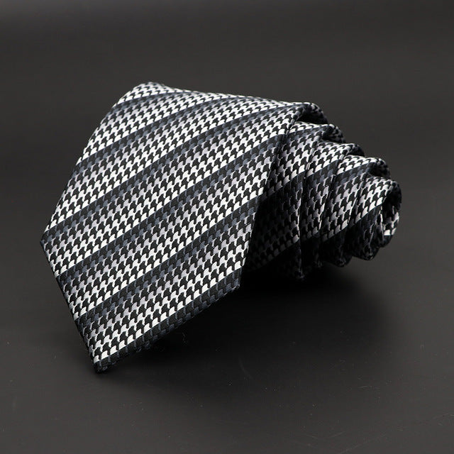 Jacquard Classic Woven Plaid Neck Tie