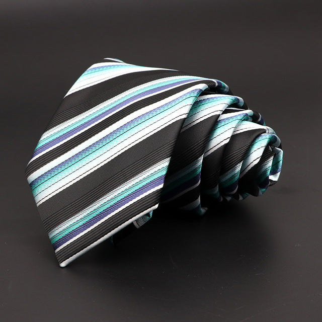 Jacquard Classic Woven Plaid Neck Tie