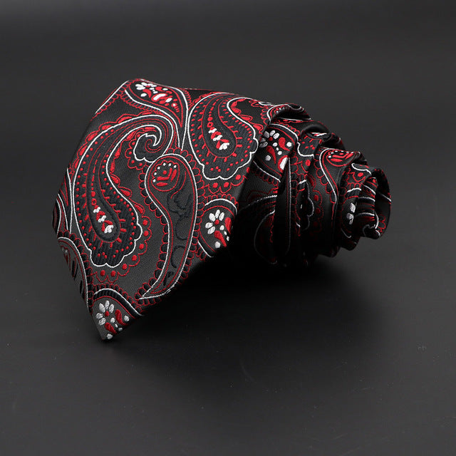 Jacquard Classic Woven Plaid Neck Tie