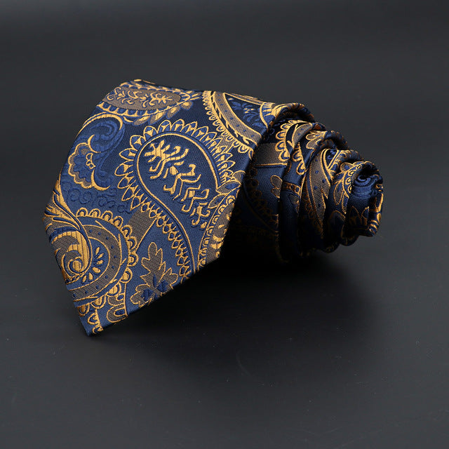Jacquard Classic Woven Plaid Neck Tie