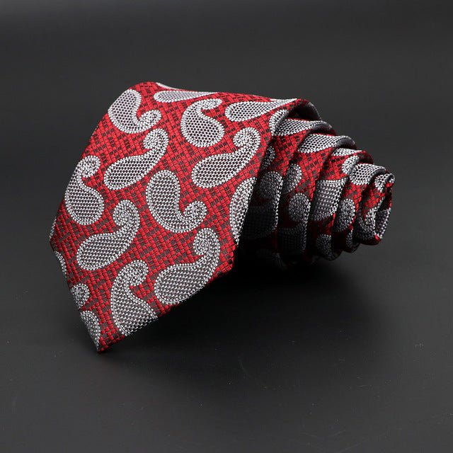 Jacquard Classic Woven Plaid Neck Tie