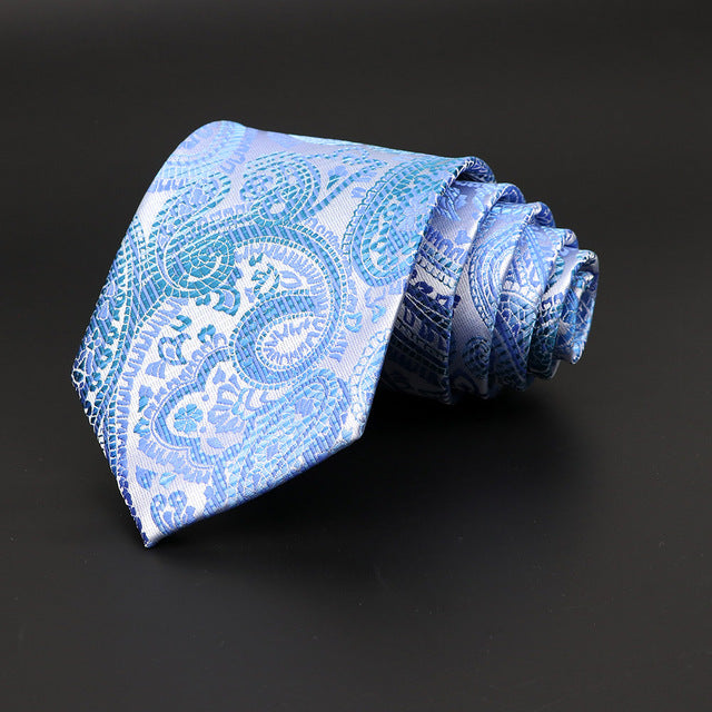 Jacquard Classic Woven Plaid Neck Tie