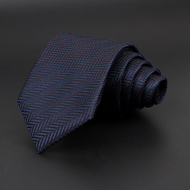 Jacquard Classic Woven Plaid Neck Tie