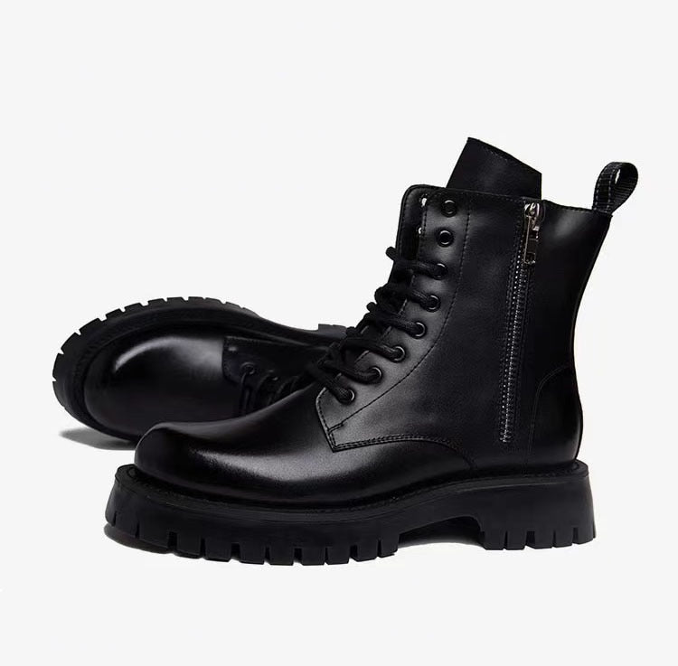 Men's Fashion Natural Leather Ankle Chelsea Boot