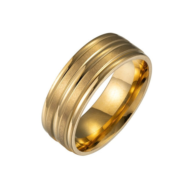 Men's Matte Brushed Ring
