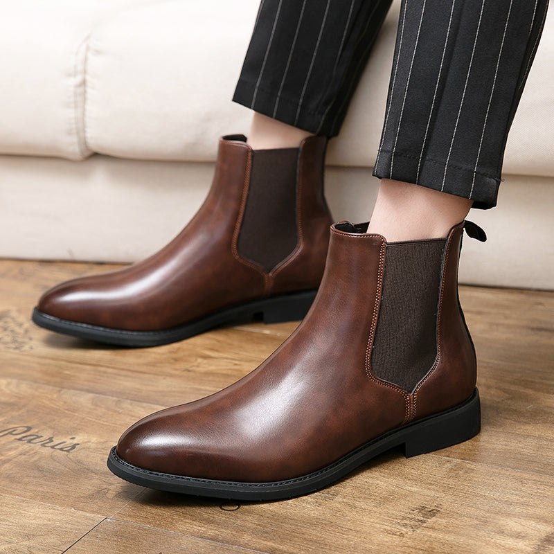 Classic Leather Chelsea Boots