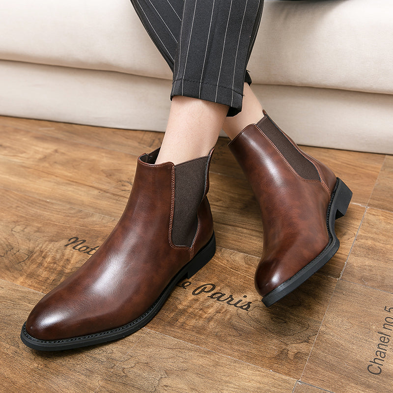 Classic Leather Chelsea Boots