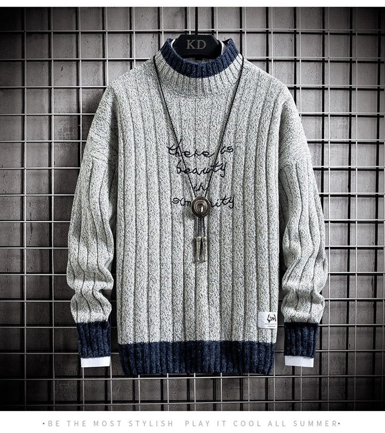 Fashion Thick Warm Men's Sweater