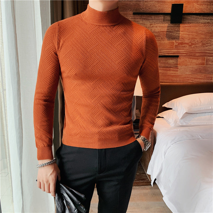 Fashion Knitted Wool Casual Turtleneck