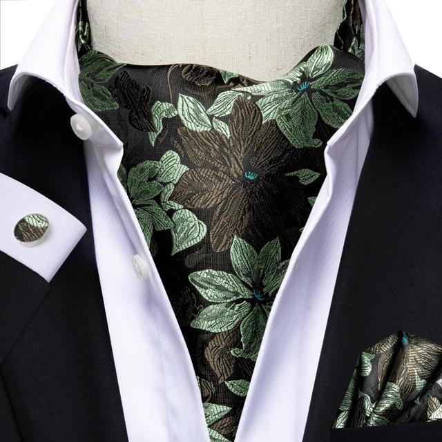 French Scarves with Cufflinks Set