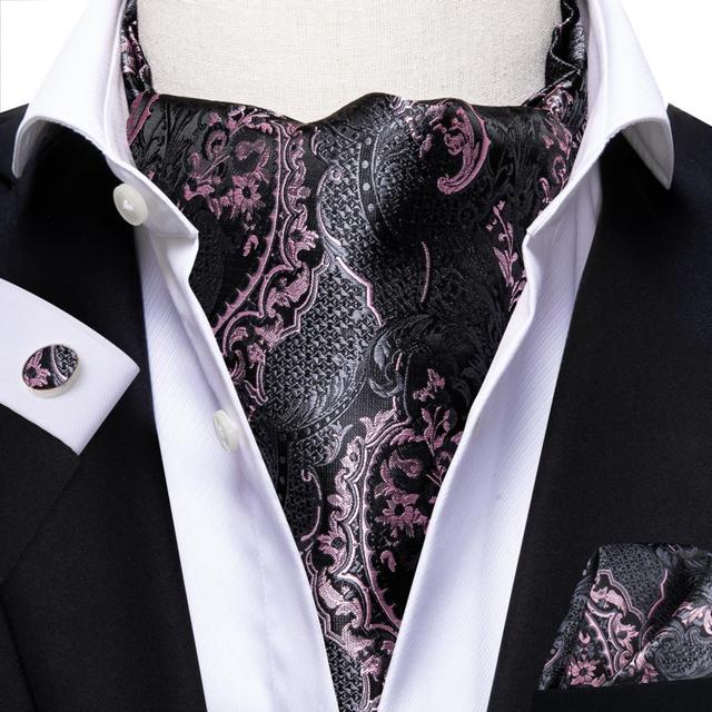 French Scarves with Cufflinks Set