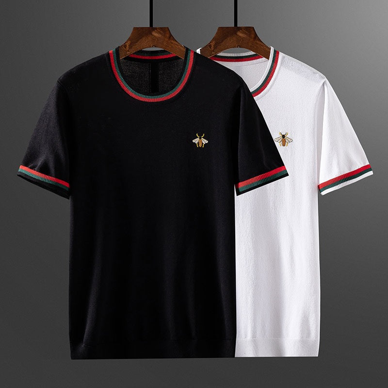 Bee Embroidered T Shirt | Bee T Shirt | TOXYNO