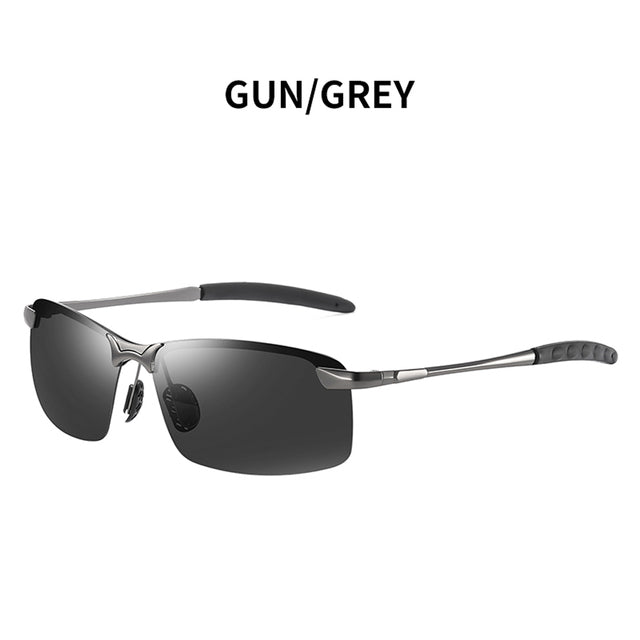 Metal Frame Anti-Glare Sunglasses