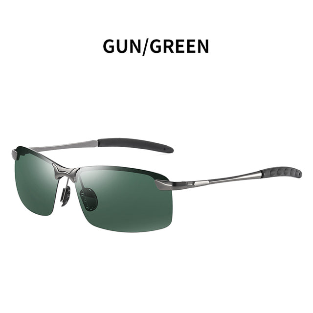 Metal Frame Anti-Glare Sunglasses